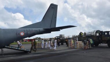 Les forces armées sont mobilisées à Mayotte pour venir en aide aux sinistrés. Defense.gouv