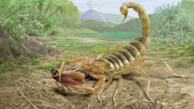 Découverte d'un scorpion géant du Crétacé en Chine