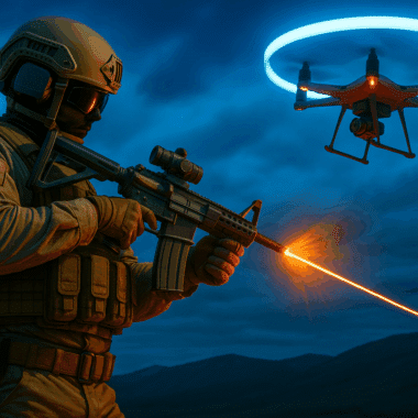 CILAS développe actuellement le HELMA-LP, un fusil laser compact destiné aux forces spéciales. ChatGPT