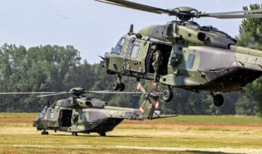 Exclusivité : l'Armée française présente l'hélicoptère "NH90 Caïman standard 2"