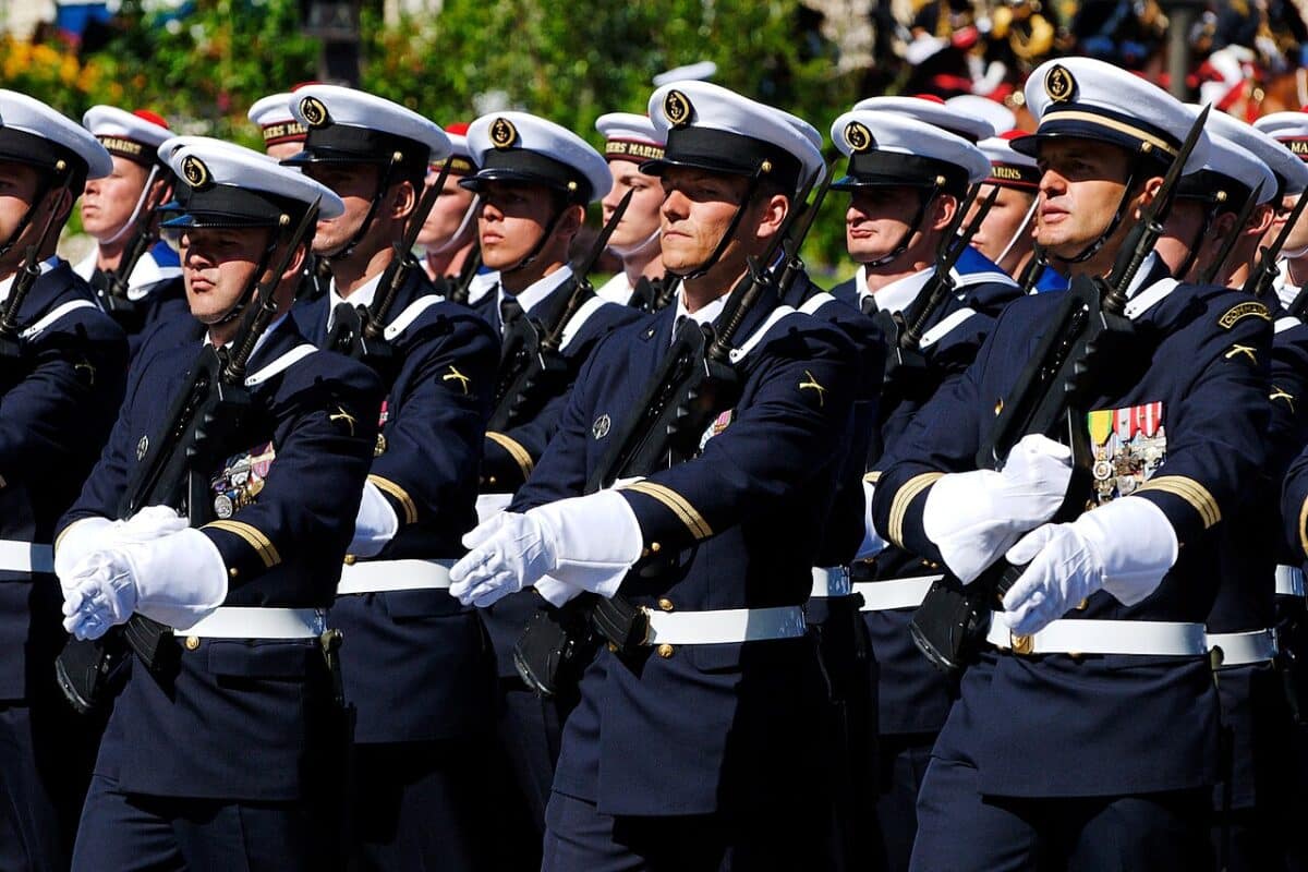 Adrien de Mathan, ancien commando marine, a pris la tête de l'école des fusiliers marins de Lanester, dans le Morbihan. Wikipedia