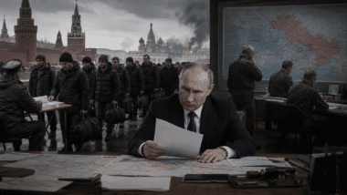 Vladimir Poutine pourrait envisager une nouvelle mobilisation générale après les élections de septembre 2026, alors que l’armée russe manque d’hommes en Ukraine. Image générée par IA
