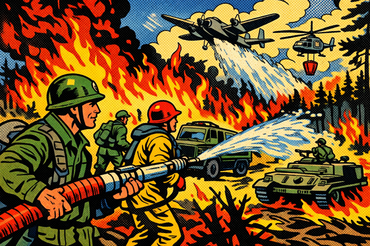 Mégafeu en Gironde : l'armée pompier, faute d'anticipation