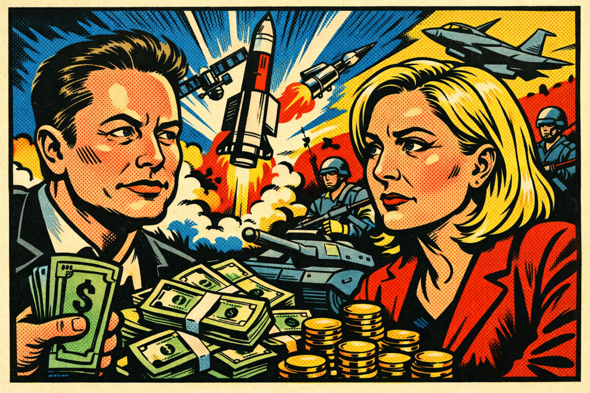 Musk, Le Pen et la défense : quand l'argent parle plus fort