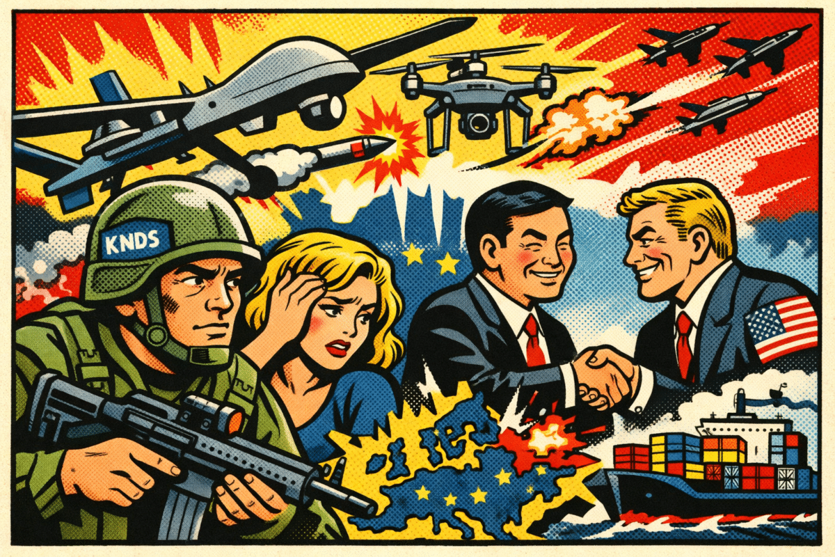 KNDS, drones, guerre commerciale : l'Europe se défend mal