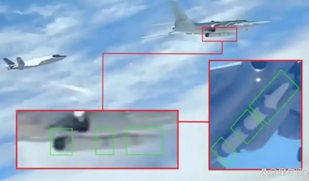 La Chine dévoile pour la première fois son bombardier H-6N armé d'un missile mystère