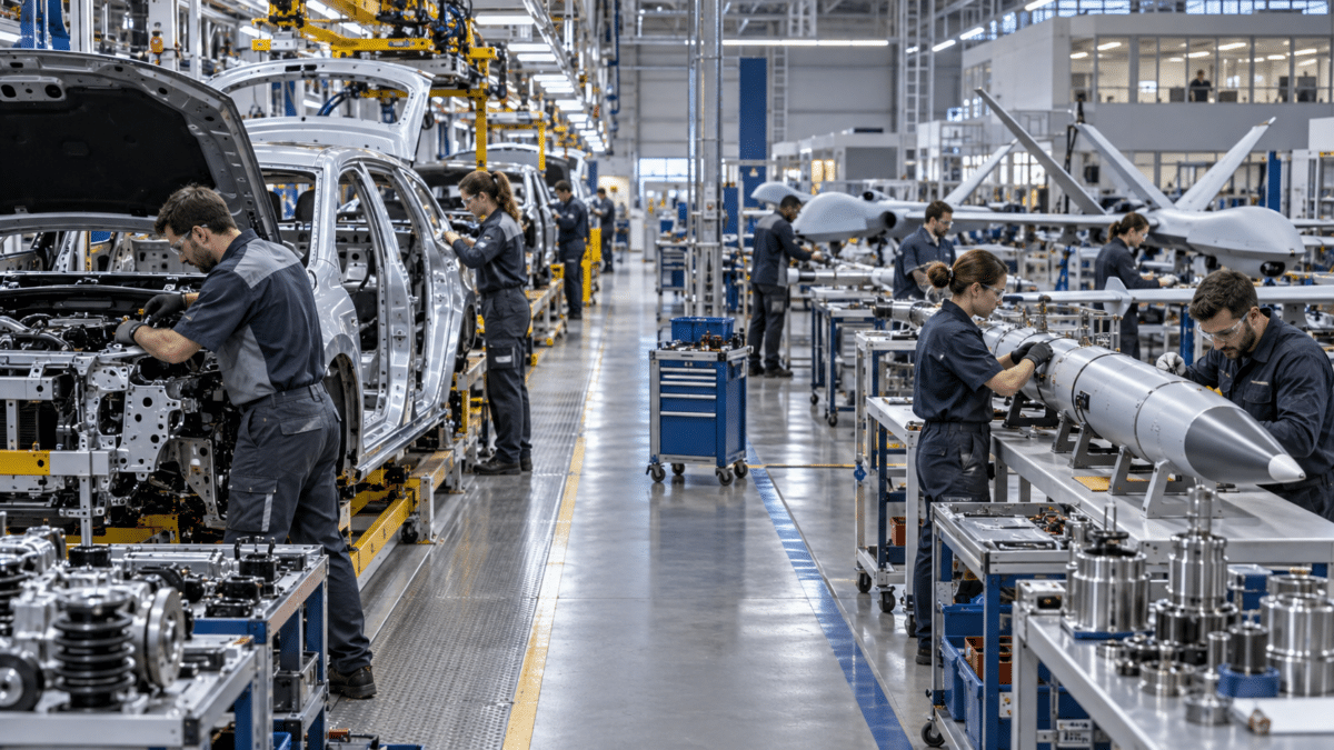 La Défense prépare 100 000 recrutements d’ici 2030. Un plan qui accompagne le réarmement européen et les reconversions de l’automobile. ChatGPT