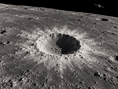 Un cratère de 222 mètres formé récemment sur la Lune a été identifié grâce à la sonde LRO de la Nasa. Un événement estimé à une fois tous les 132 ans. ChatGPT