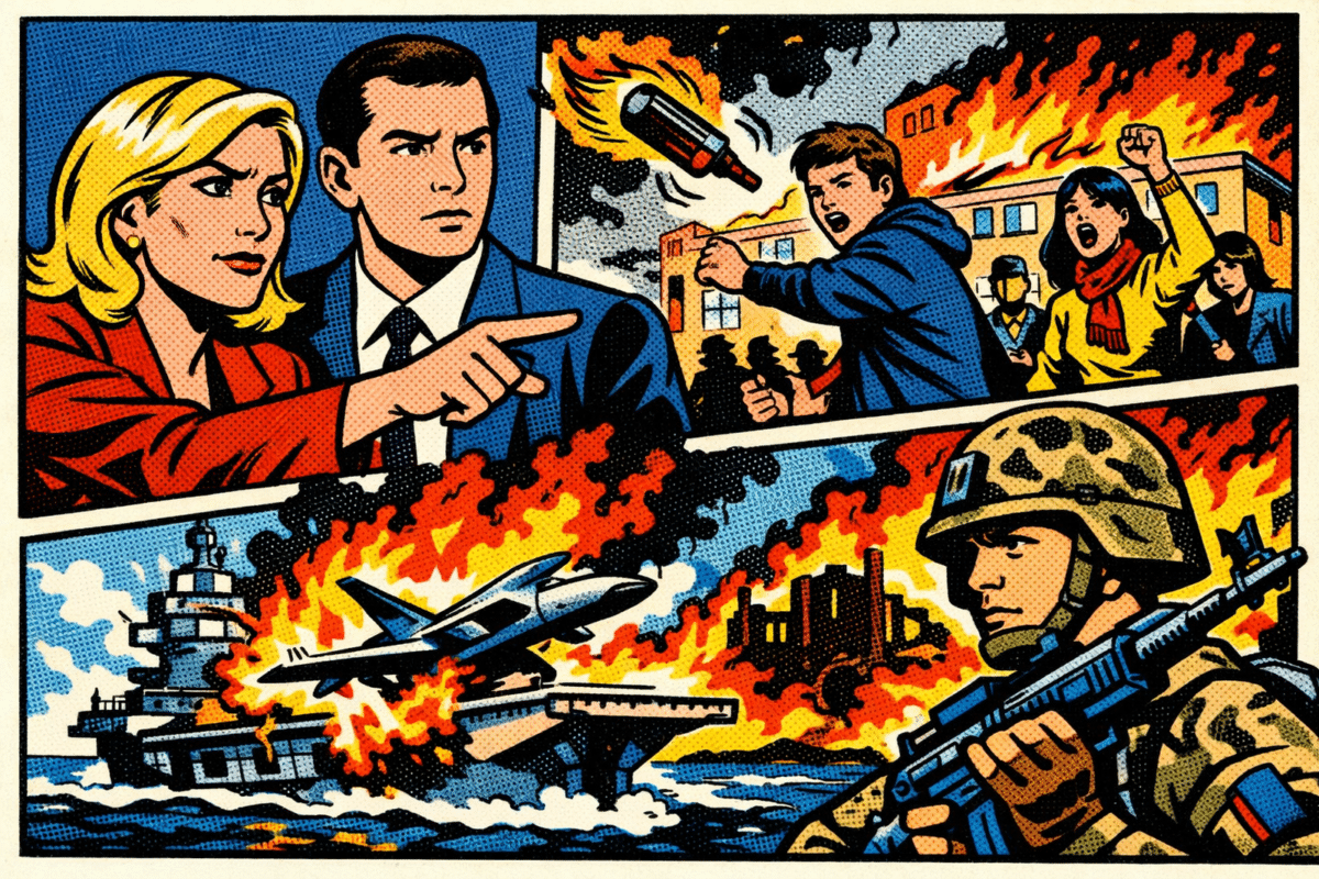 Bardella, Le Pen, lycées en feu : pendant ce temps, la LPM brûle aussi