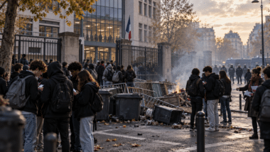 Blocus des lycées : les lanceurs de balles de défense en question
