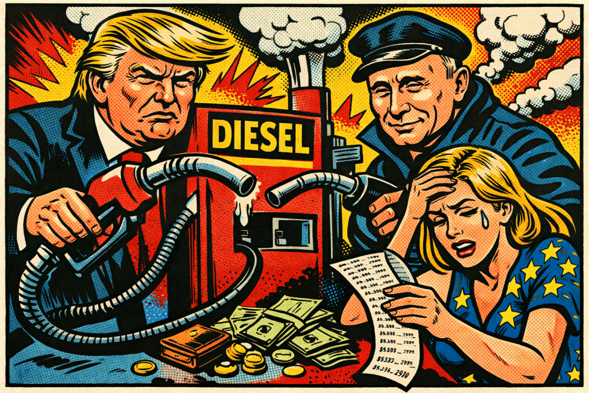 Trump-Poutine, le diesel de la honte : l'Europe paie l'addition